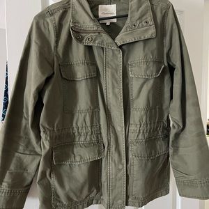 Madewell military style pocketed jacket